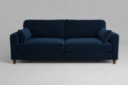 7th Heaven Midi - 4.5 Seater Sofa, Soft Touch Velvet / Royal Blue