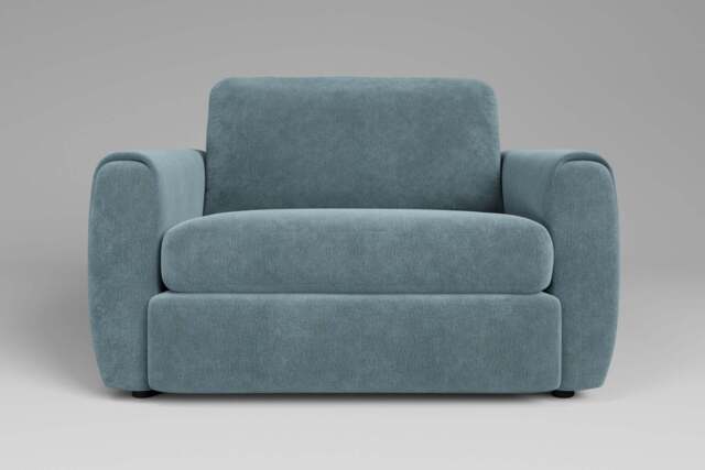 Tranquil - Loveseat, Cotton Blend / Topaz - image 1
