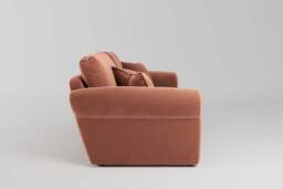Mellow - 4.5 Seater Sofa, Soft Touch Velvet / Cinnamon - thumbnail 3