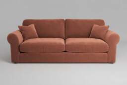 Mellow - 4.5 Seater Sofa, Soft Touch Velvet / Cinnamon