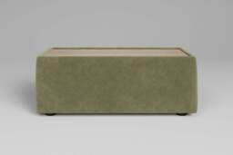 Zen - Side Table - Rearrangeable Modular Sofa, Oak / Cotton Blend / Jade - thumbnail 1