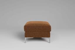 melody - Footstool, Plush Chenille / Maple - thumbnail 1
