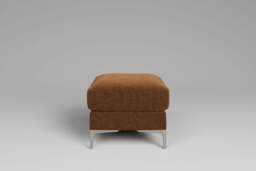 melody - Footstool, Plush Chenille / Maple - thumbnail 2