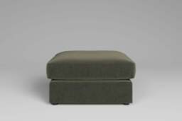 Cloud Nine - Large Storage Stool, Luxe Woven Velvet / Pine - thumbnail 1