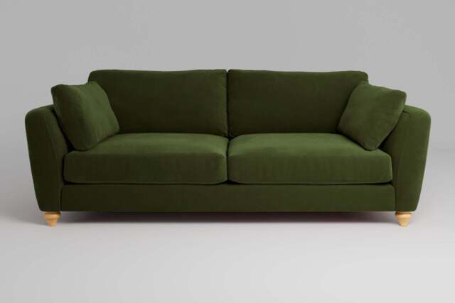 Daydream - 4 Seater Sofa, Soft Touch Velvet / Avocado - image 1