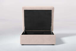 Serenity - Large Storage Stool, Cotton Blend / Bisque - thumbnail 2