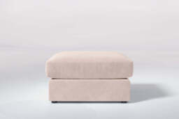 Serenity - Large Storage Stool, Cotton Blend / Bisque