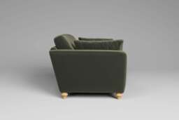 Daydream - Loveseat, Luxe Woven Velvet / Pine - thumbnail 3