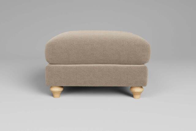 Daydream - Footstool (Medium), Plush Chenille / Cashmere - image 1