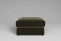 Muse - Large Storage Stool, Plush Chenille / Woodland Green