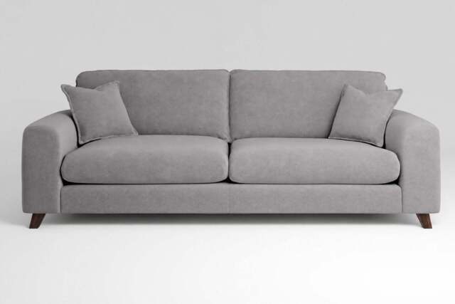 Serenity - 4.5 Seater Sofa, Brushed Wool Feel / Pewter - image 1