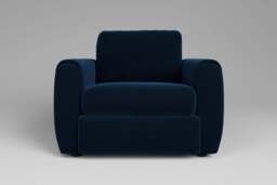 Tranquil - Chair, Soft Touch Velvet / Royal Blue