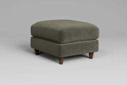 Cloud Nine - Footstool (Small), Luxe Woven Velvet / Pine - thumbnail 3