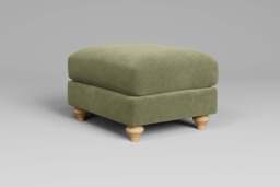 Serenity - Footstool (Small), Cotton Blend / Jade - thumbnail 2