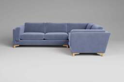 Fusion - Small Corner Sofa, Brushed Wool Feel / Denim