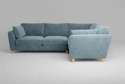 Daydream  -  Small Corner Sofa, Cotton Blend / Topaz - thumbnail 1