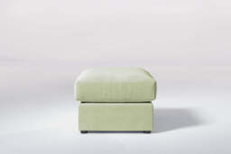 Tranquil - Small Storage Stool, Brushed Wool Feel / Sage - thumbnail 1