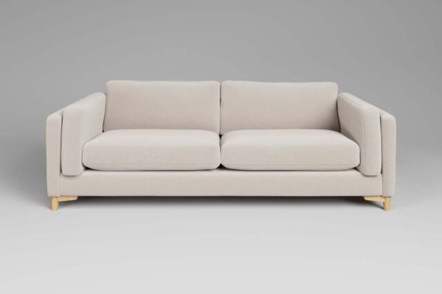 Fusion - 4 Seater Sofa, Basket weave / Shell - image 1