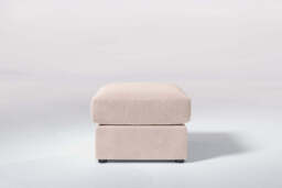 Cloud Nine - Small Storage Stool, Cotton Blend / Bisque - thumbnail 1