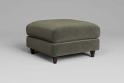 7th Heaven Midi - Footstool (Medium), Luxe Woven Velvet / Pine - thumbnail 4