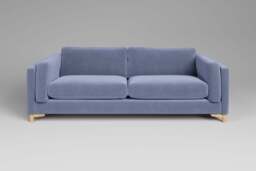 Fusion - 4 Seater Sofa, Brushed Wool Feel / Denim - thumbnail 1