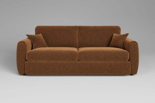 Tranquil - 4 Seater Sofa, Plush Chenille / Maple - image 1
