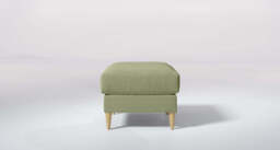 hush - footstool, Brushed Wool Feel / Sage - thumbnail 1