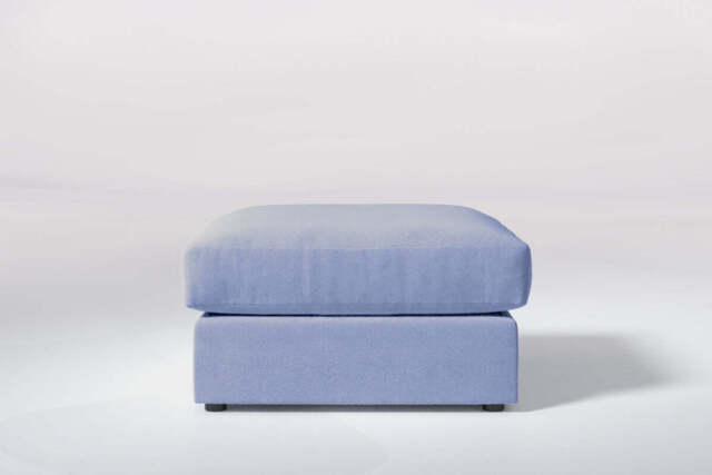 Tranquil - Large Storage Stool, Brushed Wool Feel / Denim - image 1