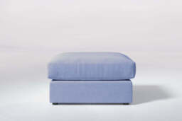 Tranquil - Large Storage Stool, Brushed Wool Feel / Denim