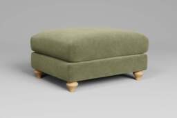Daydream - Footstool (Large), Cotton Blend / Jade - thumbnail 2