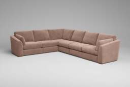 Muse - Extra Large Corner Sofa, Cotton Blend / Chai - thumbnail 3