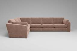 Muse - Extra Large Corner Sofa, Cotton Blend / Chai - thumbnail 2