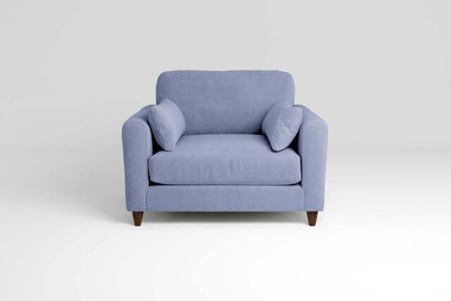 7th Heaven Midi - Loveseat, Brushed Wool Feel / Denim - image 1