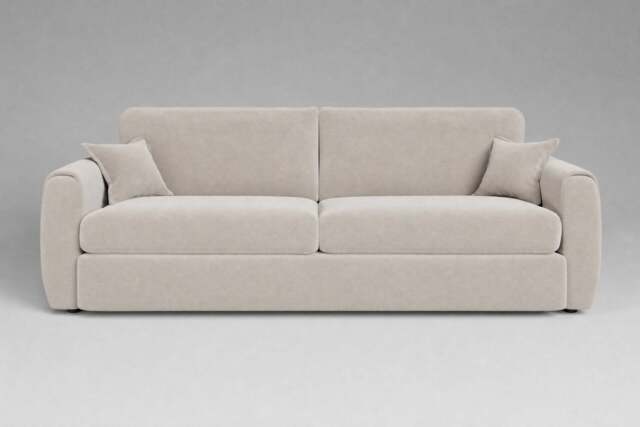 Tranquil - 4.5 Seater Sofa, Plush Chenille / Chalk - image 1