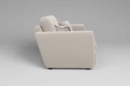 Tranquil - 4.5 Seater Sofa, Plush Chenille / Chalk - thumbnail 3