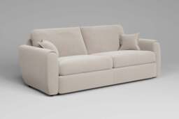 Tranquil - 4.5 Seater Sofa, Plush Chenille / Chalk - thumbnail 2