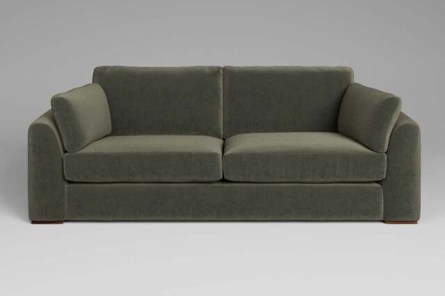Muse - 4 Seater Sofa, Luxe Woven Velvet / Pine - image 1