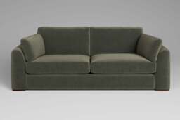 Muse - 4 Seater Sofa, Luxe Woven Velvet / Pine