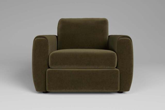 Tranquil - Chair, Luxe Woven Velvet / Forest Green - image 1
