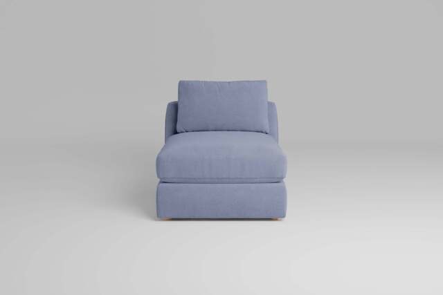 Zen - Armless Piece, Brushed Wool Feel / Denim / Standard Back Cushions - image 1