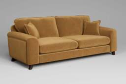 Outlet - Serenity - 4 Seater - Luxe Woven Velvet - Old Gold - thumbnail 2