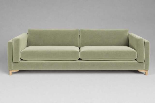 Fusion - 4.5 Seater Sofa, Brushed Wool Feel / Sage - image 1