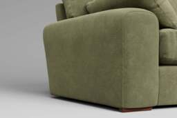 7th Heaven Maxi - 3 Seater Sofa, Cotton Blend / Jade - thumbnail 5