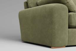 7th Heaven Maxi - 3 Seater Sofa, Cotton Blend / Jade - thumbnail 4
