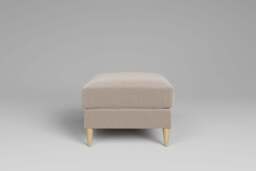 hush - footstool, Basket Weave / Sand