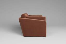 Muse - 4 Seater Sofa, Luxe Woven Velvet / Apricot - thumbnail 2