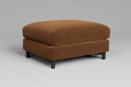 Fusion - Footstool (Large), Plush Chenille / Maple - thumbnail 4