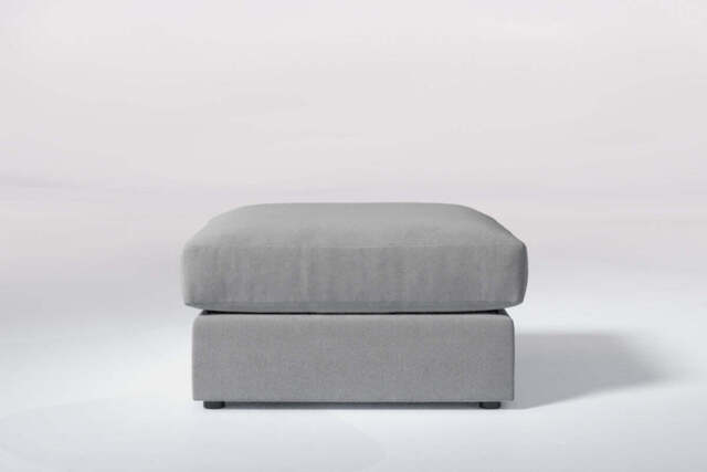 7th Heaven Midi - Large Storage Stool, Brushed Wool Feel / Pewter - image 1