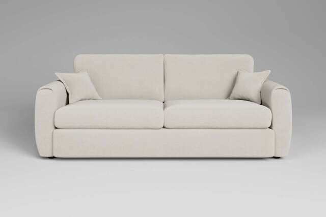 Tranquil - 4 Seater Sofa, Luxe Woven Velvet / Snow - image 1