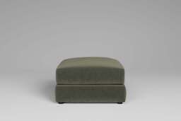 Utopia - Luxe Woven Velvet - Pine (Tailored Trim) - 2 Week Delivery, Footstool - thumbnail 1